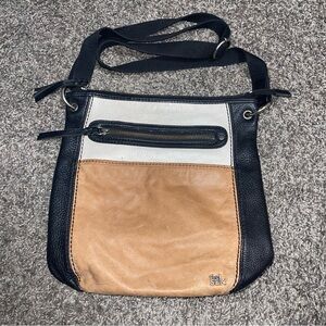 The Sak Laurel color-block leather crossbody bag